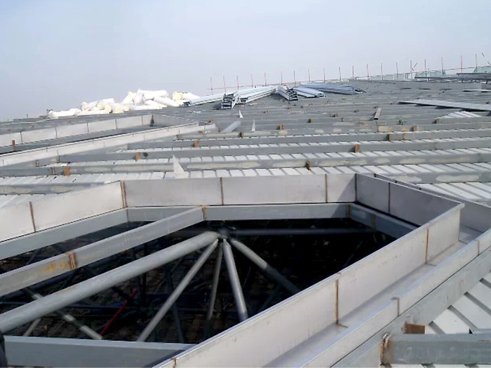 介休安吉县体育馆网架